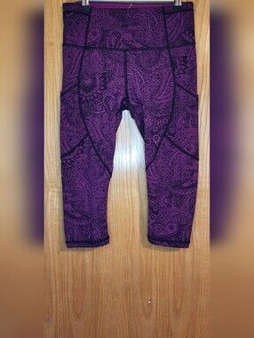 Lululemon Purple Paisley Leggings